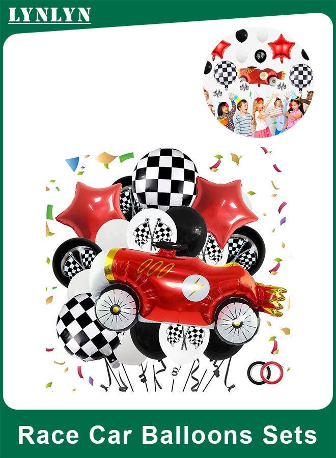 لينلي مجموعة بالونات سيارات السباق - Image 1